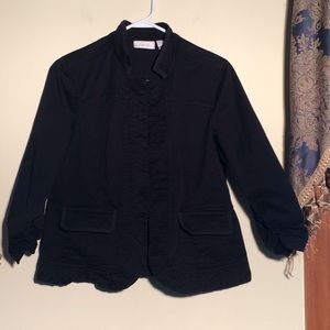 Chico’s size 1 (size 8) Ladies Black Jacket